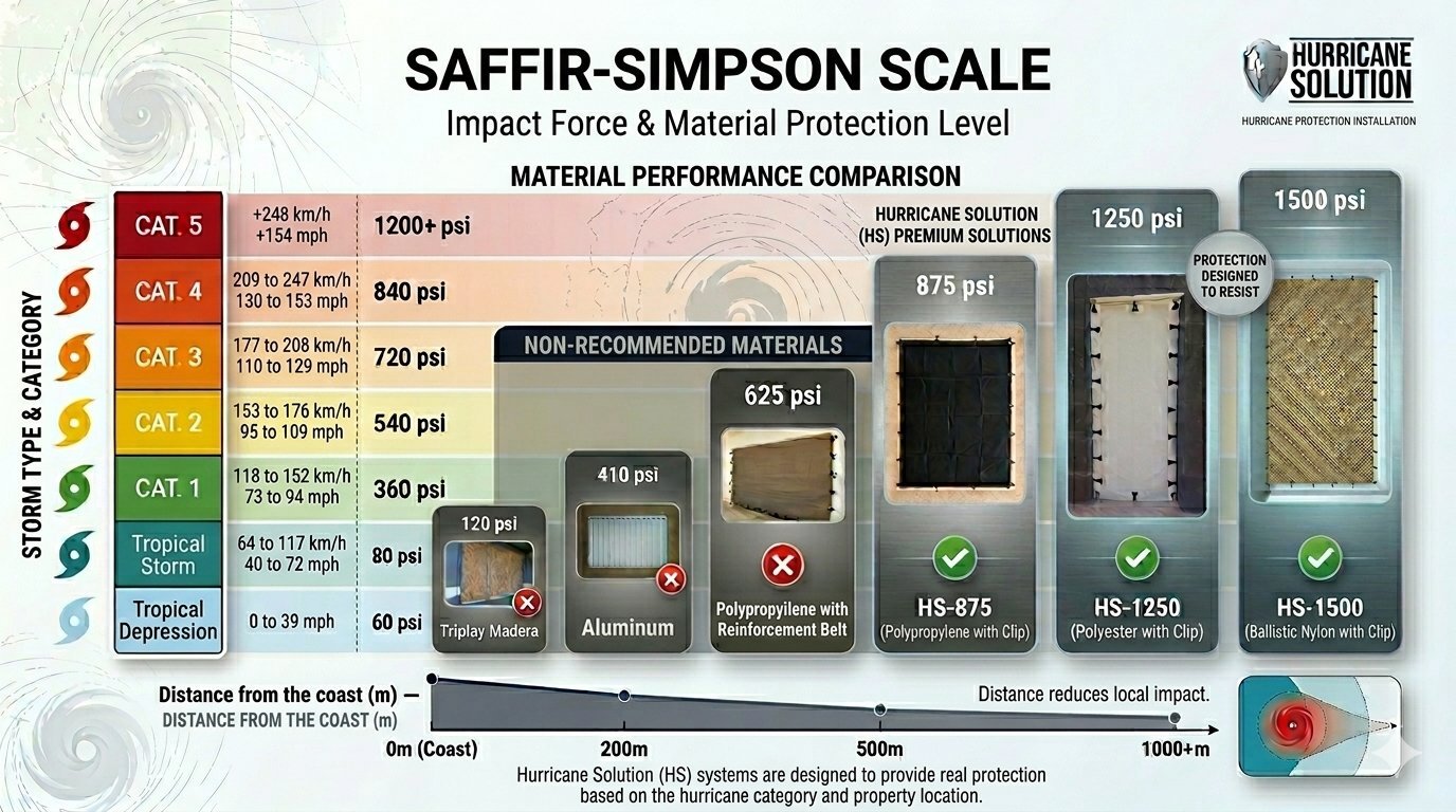 Saffir-Simpson Scale — Hurricane Solution Protection Systems