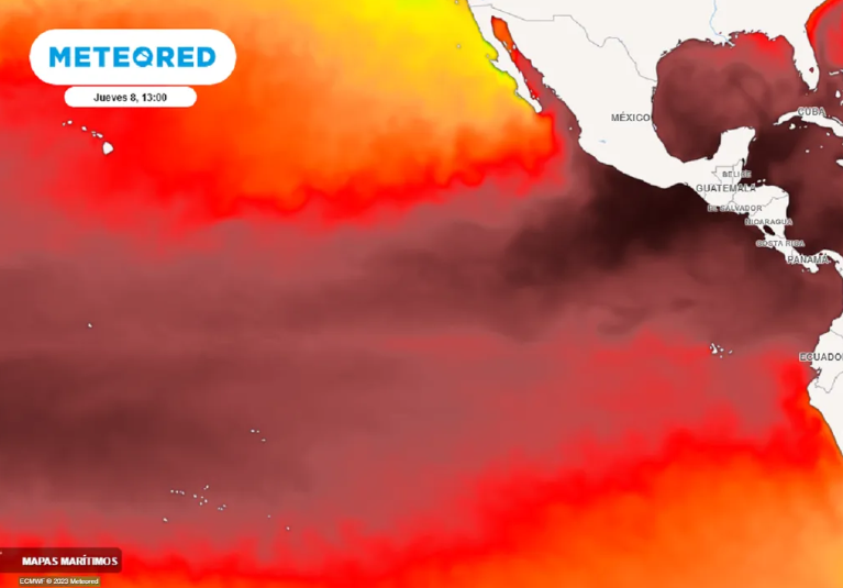 El mar del Pacífico ecuatorial se calienta, y podríamos tener un El Niño fuerte en invierno.